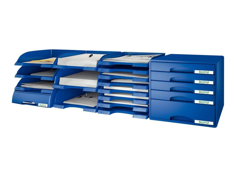 Leitz  Plus Briefkorb, Jumbo Blau
