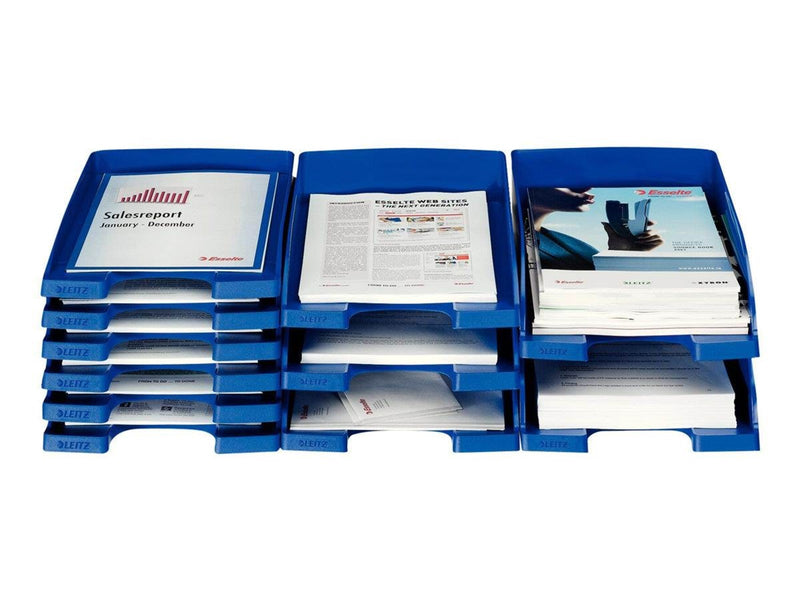Leitz  Plus Briefkorb, Jumbo Blau