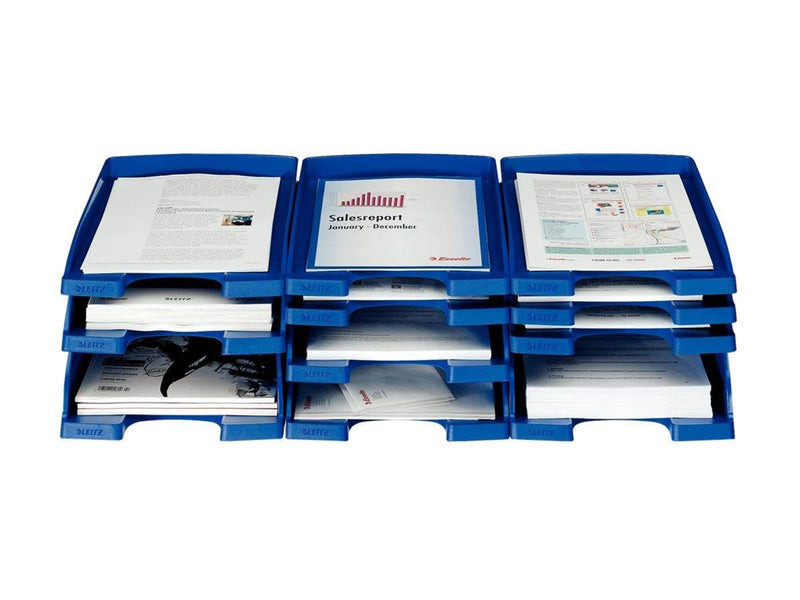 Leitz  Plus Briefkorb, Jumbo Blau