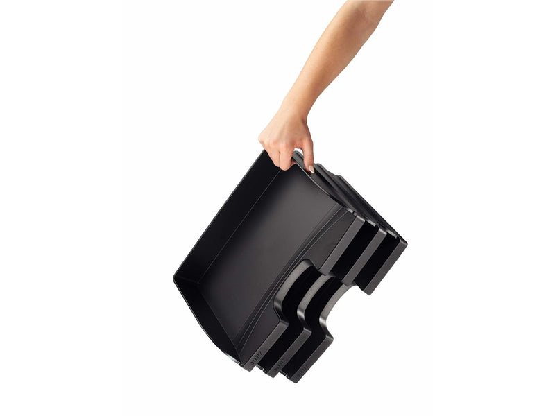 Leitz  Plus Briefkorb, Querformat Schwarz