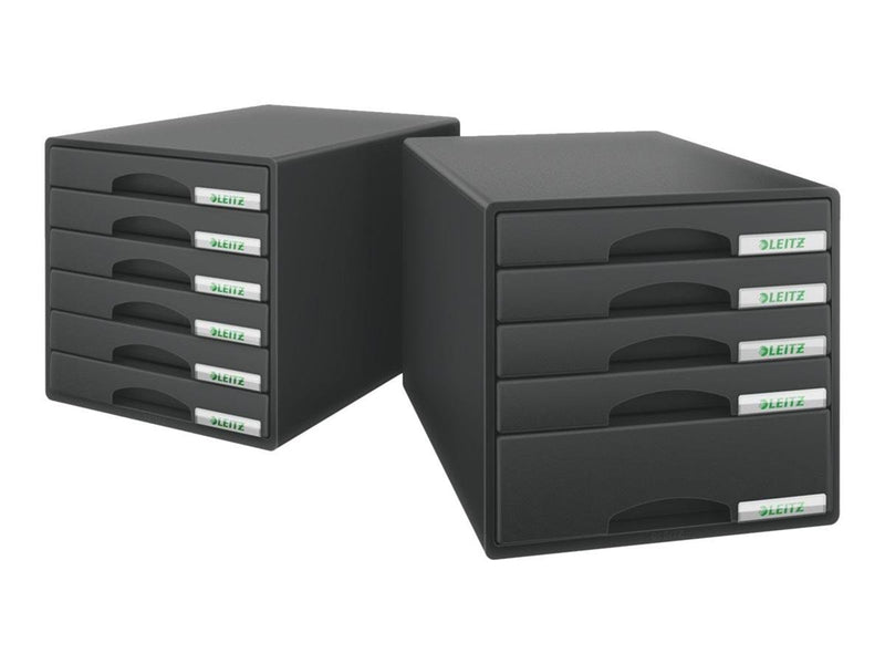 Leitz  Plus Schubladenbox Schwarz