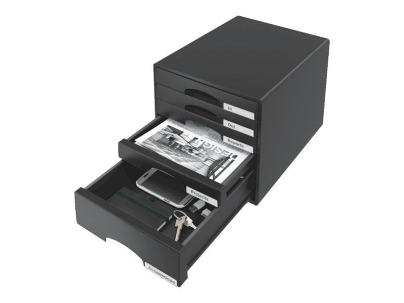 Leitz  Plus Schubladenbox Schwarz