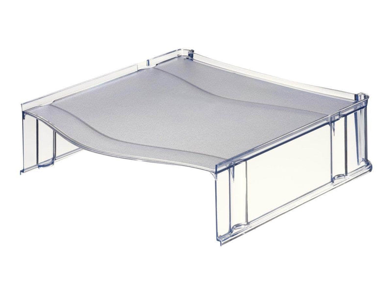 Leitz Plus - letter tray riser - transparent grey