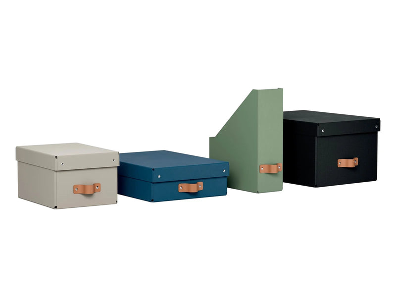 Leitz  Puro Aufbewahrungsbox mit Deckel, mittel, 17L, 100% recycelter Karton, 2er-Pack, Grün