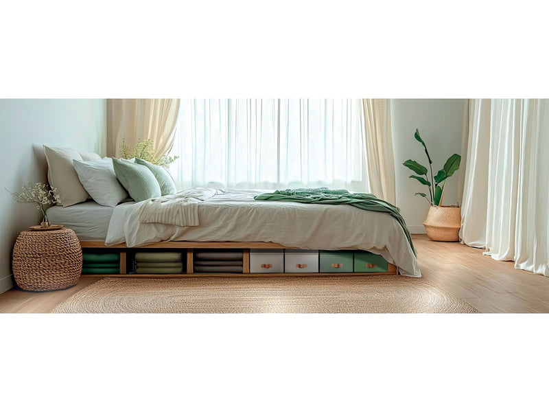 Leitz  Puro Aufbewahrungsbox mit Deckel, mittelgroß & flach, 8L, 100% recycelter Karton, 2er-Pack, Schwartz