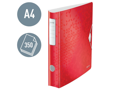Leitz  Qualitäts-Ordner 180° Active WOW Rot