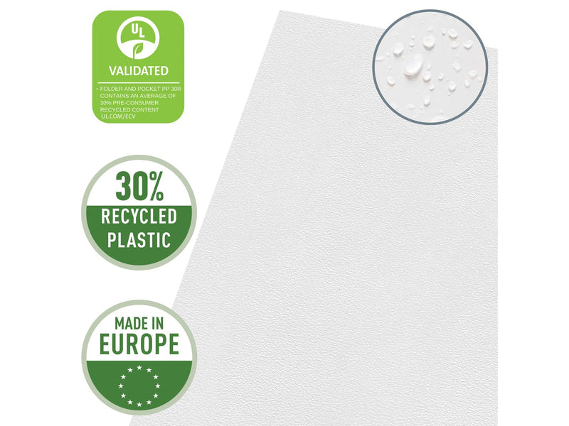 Leitz Qualitäts-Sichthülle A4, 30% Pre-Consumer-Recycling-Kunststoff