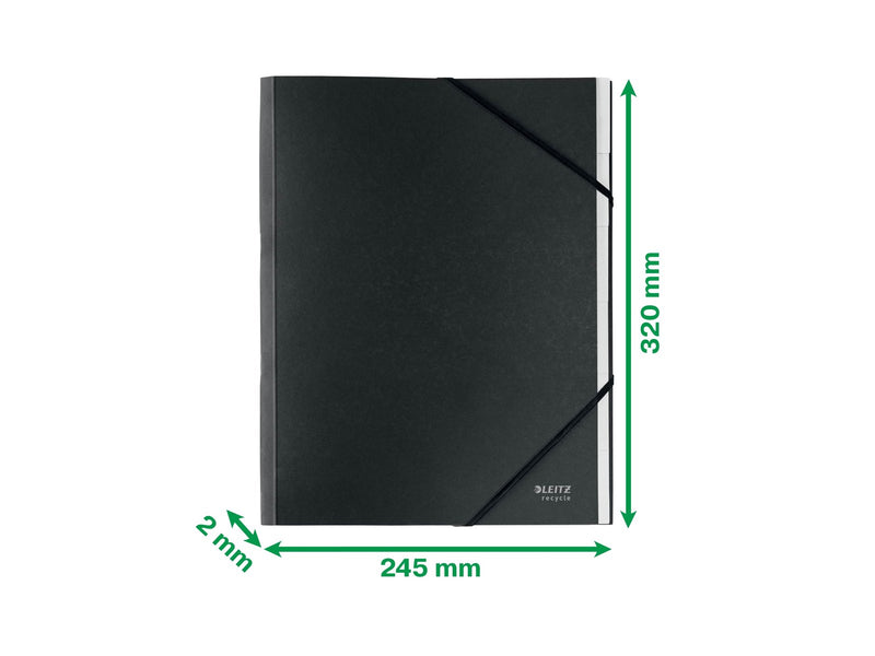 Leitz Recycle Ordnungsmappe, Schwarz
