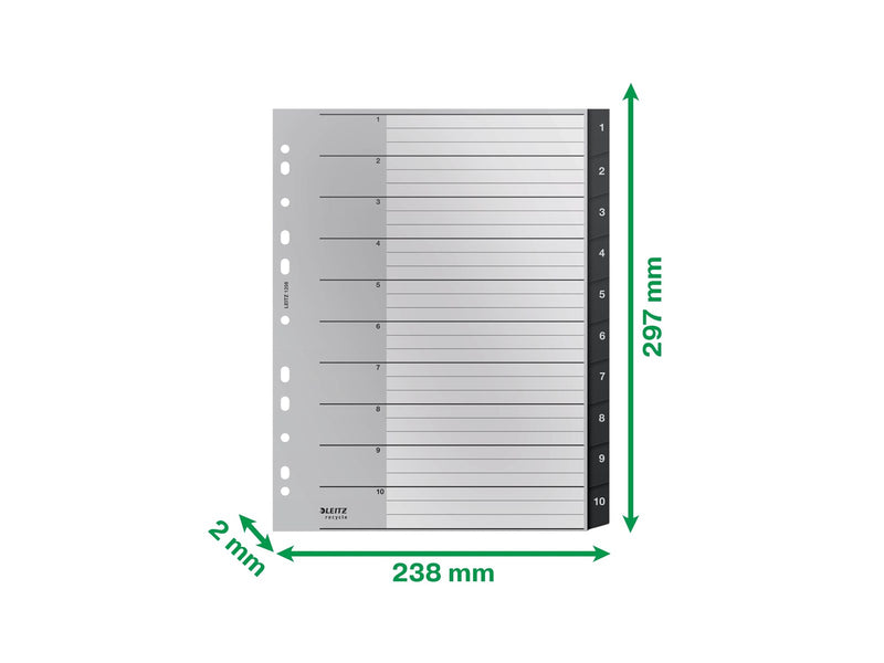 Leitz Recycle Register, PP, extrabreit