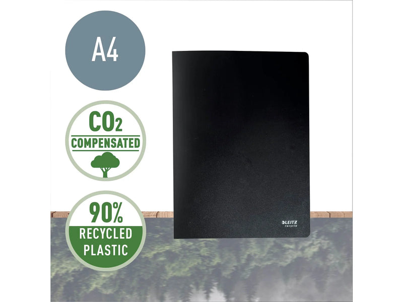 Leitz Recycle Sichtbuch, Schwarz