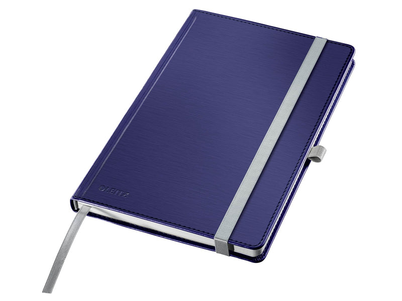 Leitz Style Notizbuch A5 kariert, Hardcover, Blau
