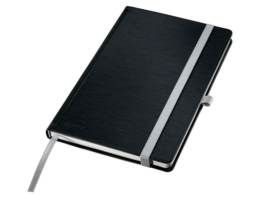 Leitz Style Notizbuch A5 liniert, Hardcover, Schwarz
