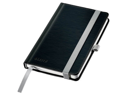 Leitz Style Notizbuch A6 kariert, Hardcover, Schwarz