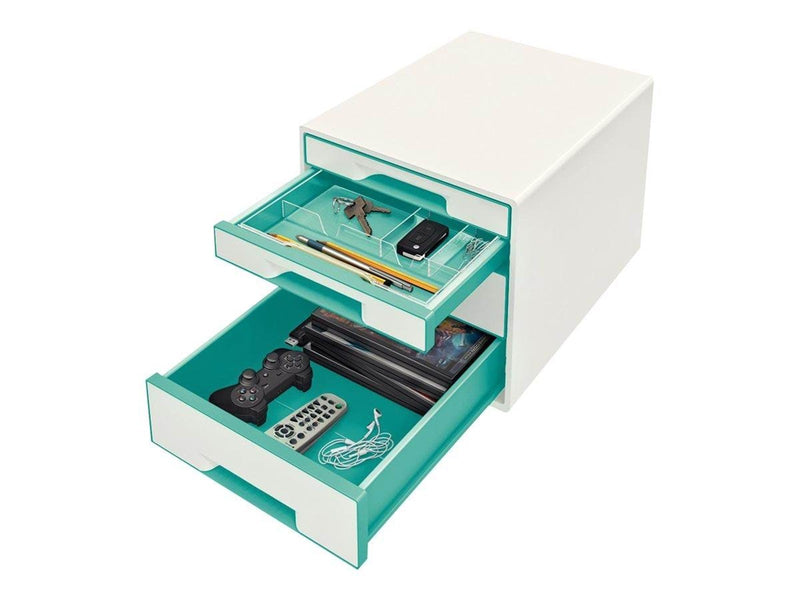 Leitz  WOW CUBE Schubladenbox Eisblau