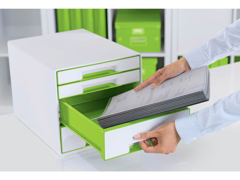 Leitz  WOW CUBE Schubladenbox Grün