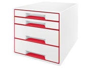 Leitz  WOW CUBE Schubladenbox Rot