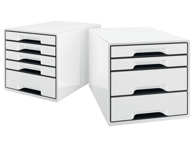 Leitz  WOW CUBE Schubladenbox Schwarz
