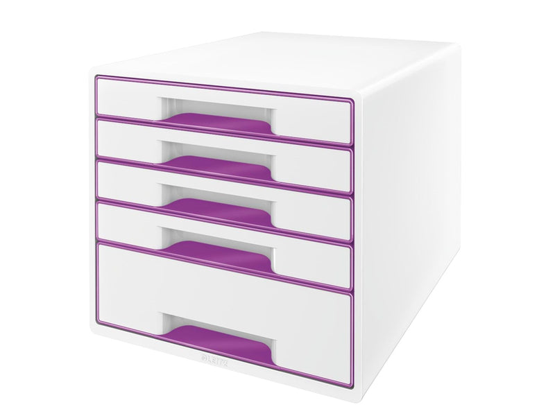 Leitz  WOW CUBE Schubladenbox Violett