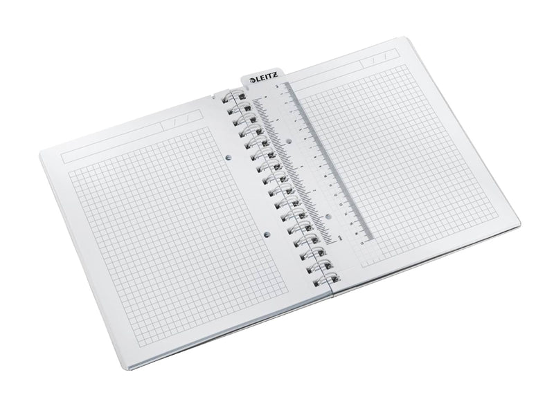 Leitz WOW Collegeblock A5 kariert, spiralgebunden mit PP-Einband