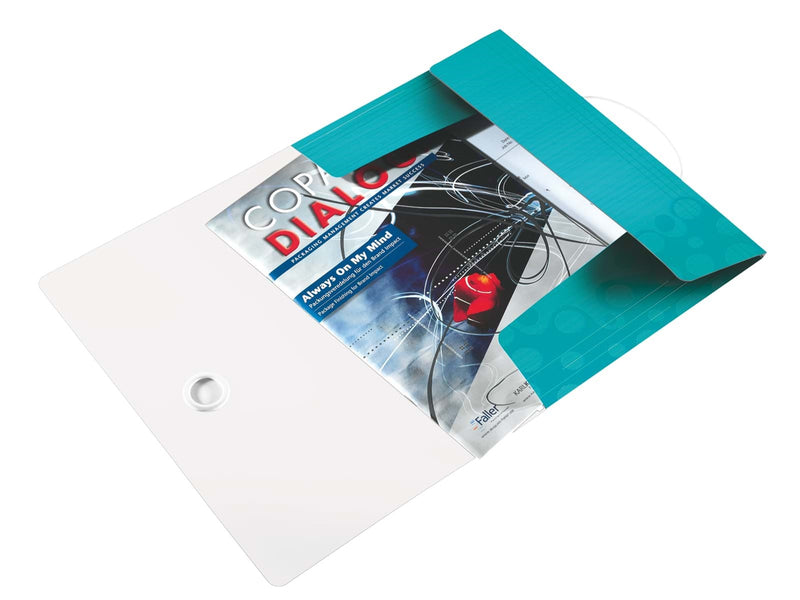 Leitz  WOW Eckspannermappe Eisblau
