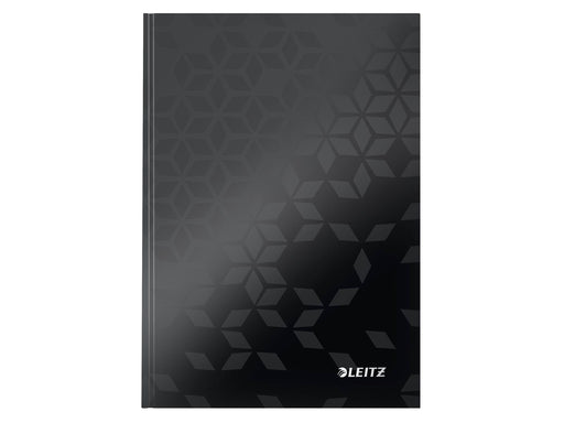 Leitz  WOW Notizbuch A5 liniert mit festem Einband Schwarz