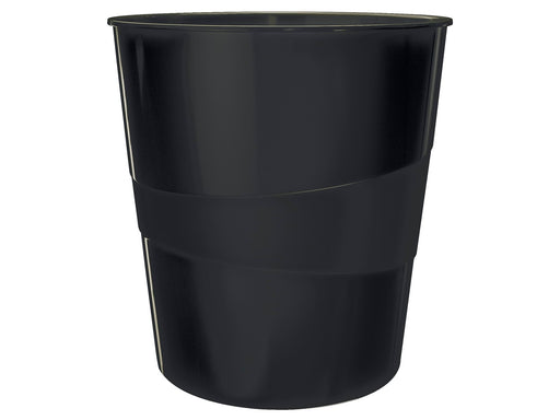Leitz  WOW Papierkorb Schwarz