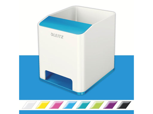 Leitz  WOW Sound Stifteköcher Duo Colour Blau