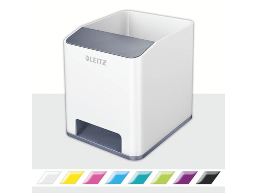 Leitz  WOW Sound Stifteköcher Duo Colour Weiß