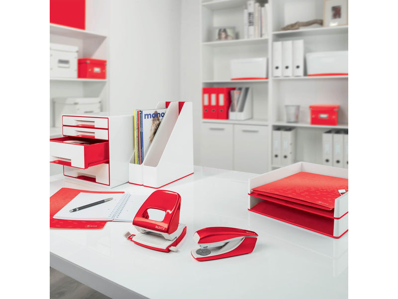 Leitz  WOW Stehsammler Duo Colour Rot