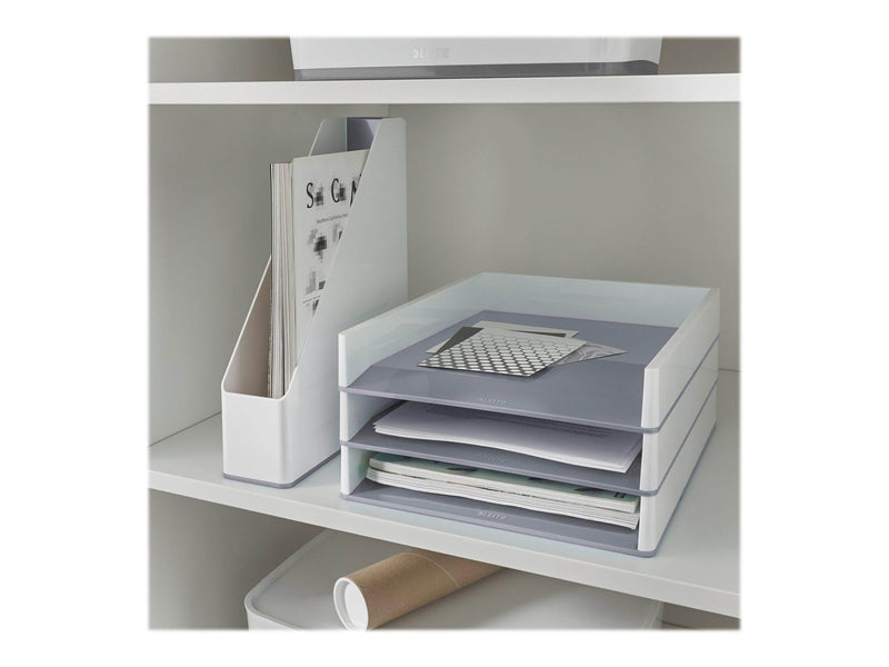 Leitz  WOW Stehsammler Duo Colour Weiß
