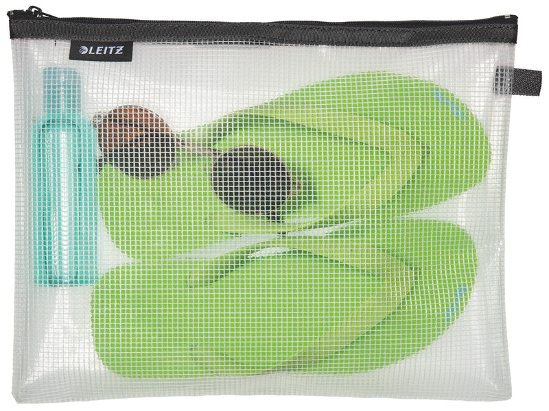 Leitz  WOW Traveller Zip-Beutel wasserabweisend L Schwarz
