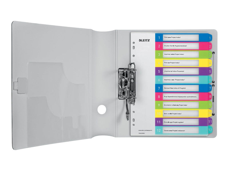 Leitz WOW - divider - for A4 Maxi - tabbed - multicolour