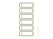 Leitz narrow / short - lever arch label - for A4 C4 - grey (pack of 60)