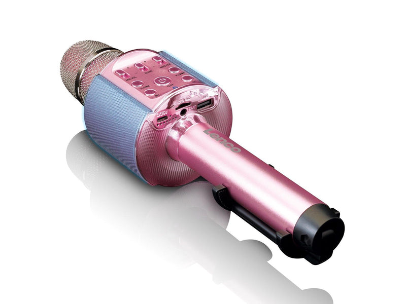 Lenco BT Mic. And speaker with lights rosegold