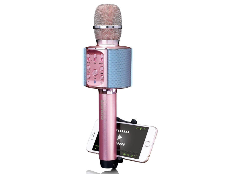 Lenco BT Mic. And speaker with lights rosegold