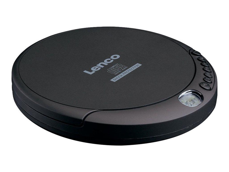 Lenco CD-200 - Portable CD-player with anti-shock - Black