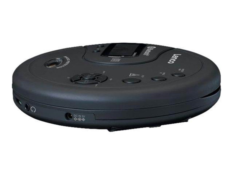 Lenco CD-300BK - Portable Bluetooth® CD-MP3 player with antishock - Black