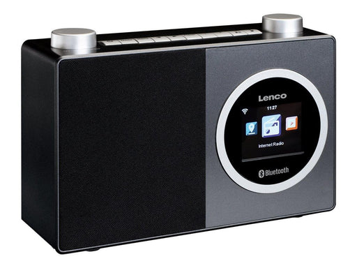 Lenco DIR-70BK - Internet radio with colour display and Bluetooth® - Black - Stereo - schwarz