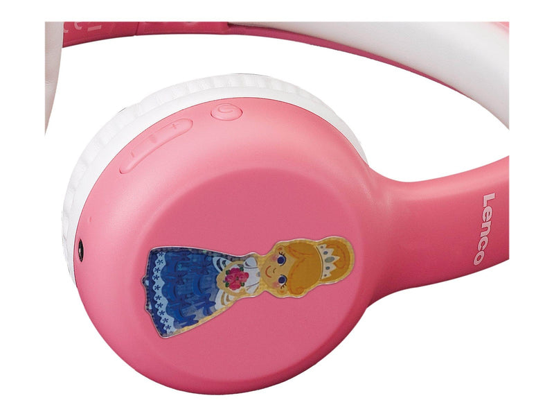 Lenco HPB-110PK - Foldable kids Bluetooth® headphone - Pink