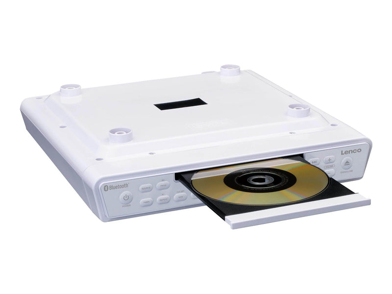 Lenco KCR-150WH - FM Kitchen Radio with CD player and Bluetooth® - White