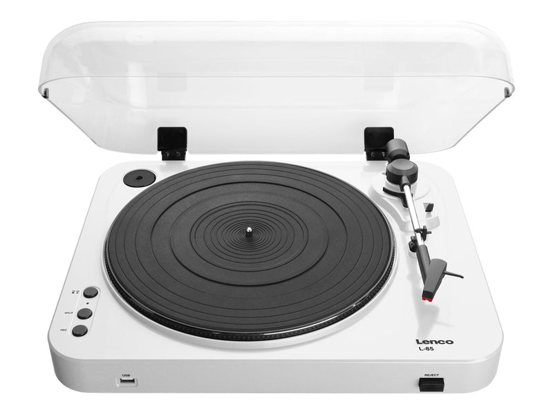 Lenco L-85 - turntable with digital recorder - Plattenspieler Weiß