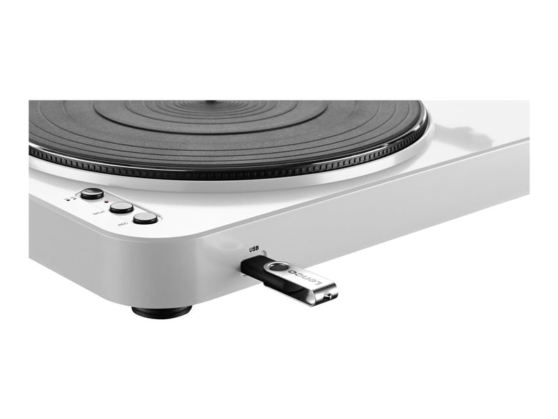 Lenco L-85 - turntable with digital recorder - Plattenspieler Weiß