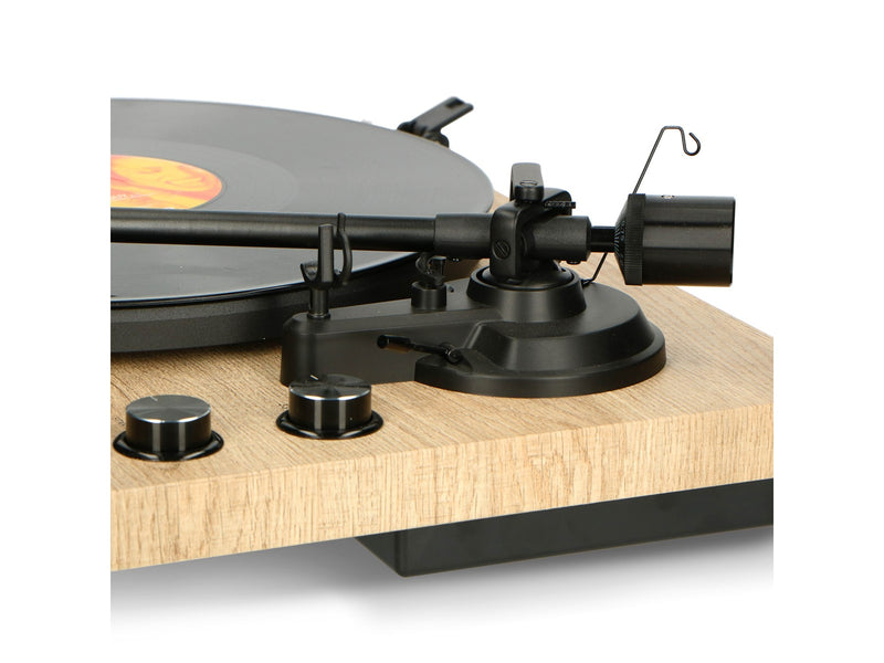 Lenco LBT-188PI - Record Player with Bluetooth® transmission wood - Pine - Plattenspieler Beige
