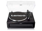Lenco LS-430BK - Record Player with 4 built-in speakers - Black - Plattenspieler Schwarz