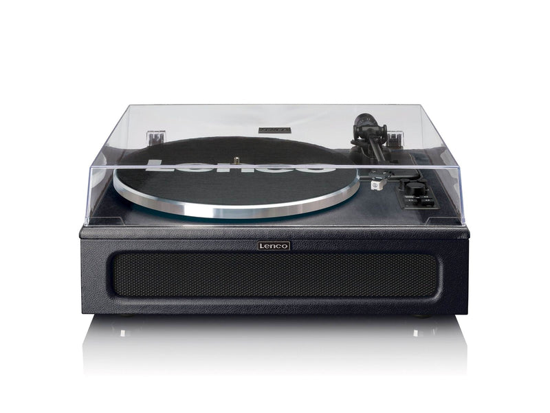 Lenco LS-430BK - Record Player with 4 built-in speakers - Black - Plattenspieler Schwarz