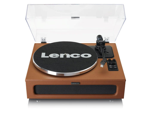 Lenco LS-430BK - Record Player with 4 built-in speakers - Brown - Plattenspieler Braun