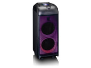 Lenco PA-260BK - PA with full front LED lighting and disco ball - Bluetooth - Black