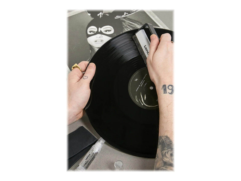 Lenco TTA-3IN1 - cleaning brush for vinyl record - carbon fibre - Plattenspieler