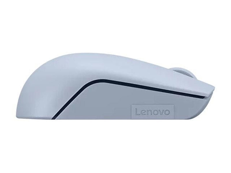 Lenovo 300 Wireless Compact - mouse - with battery - 2.4 GHz - frost blue - Maus (Blau)