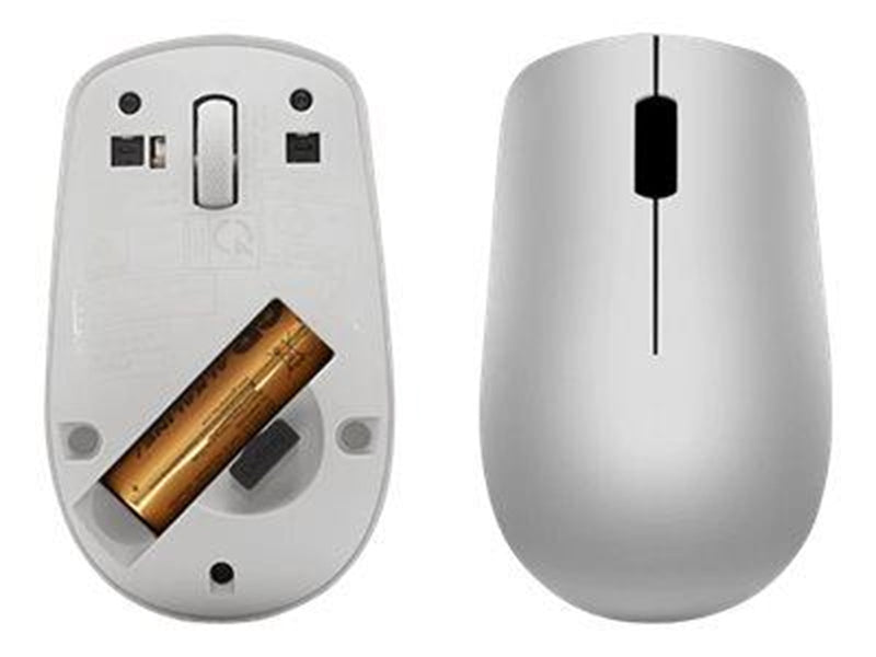 Lenovo 530 Wireless Mouse - mouse - 2.4 GHz - platinum grey - Maus (Grau)